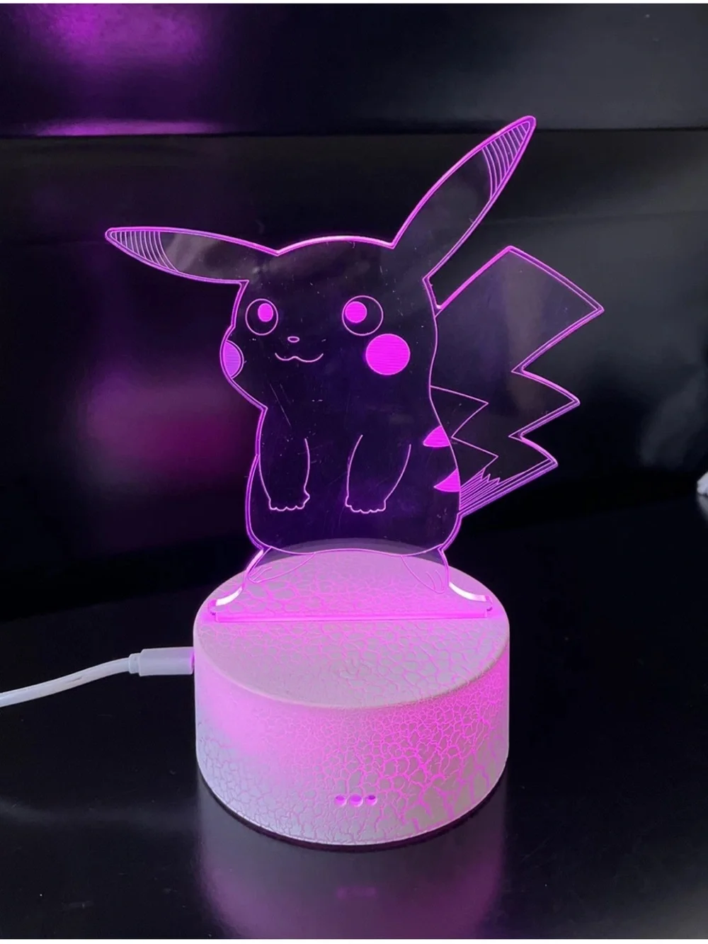 Pokémon LED Holographic Multicolor Neon Night Light-Color Changing